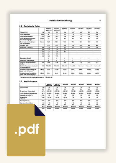 Electrolux Professional Installationsanleitung als PDF